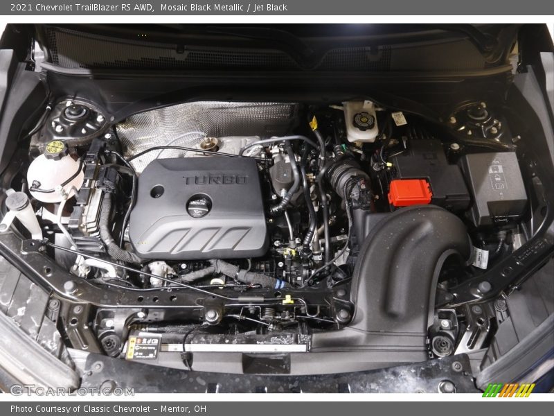 Mosaic Black Metallic / Jet Black 2021 Chevrolet TrailBlazer RS AWD