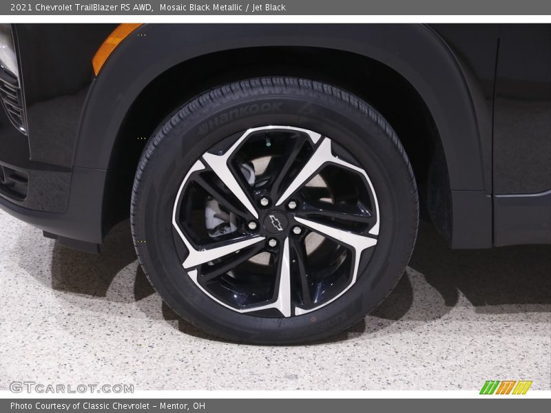 Mosaic Black Metallic / Jet Black 2021 Chevrolet TrailBlazer RS AWD
