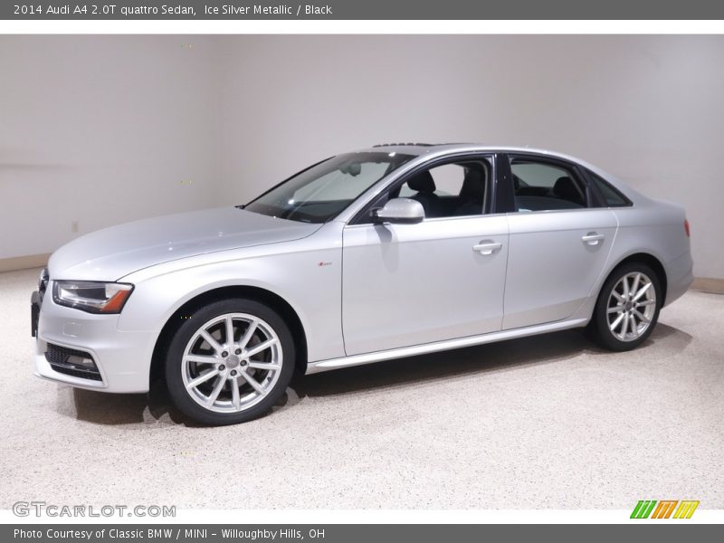 Ice Silver Metallic / Black 2014 Audi A4 2.0T quattro Sedan