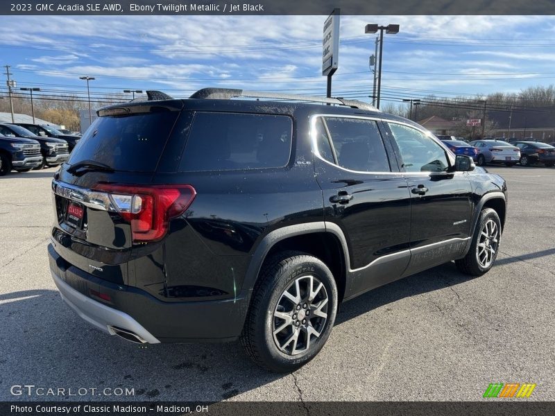 Ebony Twilight Metallic / Jet Black 2023 GMC Acadia SLE AWD