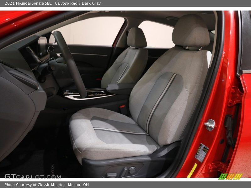 Calypso Red / Dark Gray 2021 Hyundai Sonata SEL