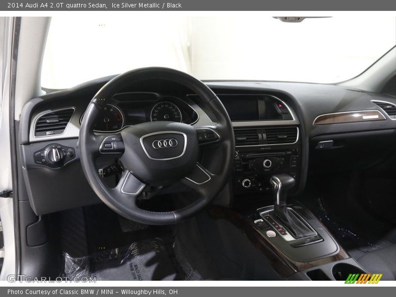 Ice Silver Metallic / Black 2014 Audi A4 2.0T quattro Sedan