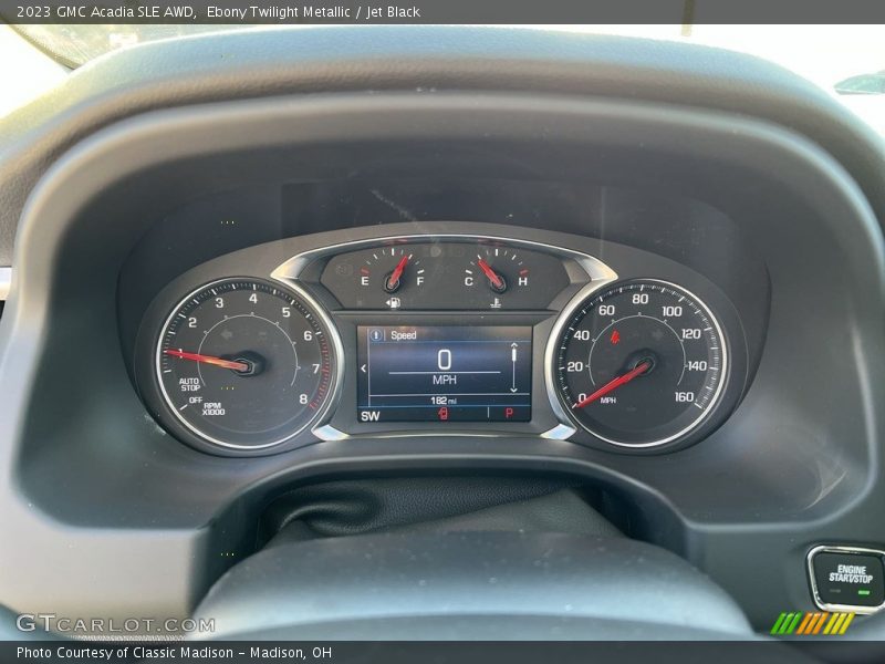 Ebony Twilight Metallic / Jet Black 2023 GMC Acadia SLE AWD
