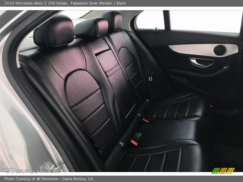 Palladium Silver Metallic / Black 2016 Mercedes-Benz C 300 Sedan