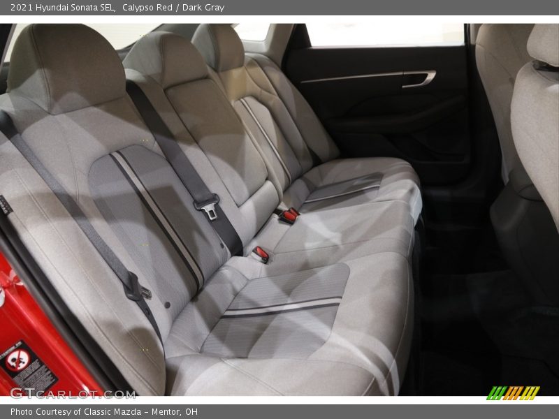 Calypso Red / Dark Gray 2021 Hyundai Sonata SEL