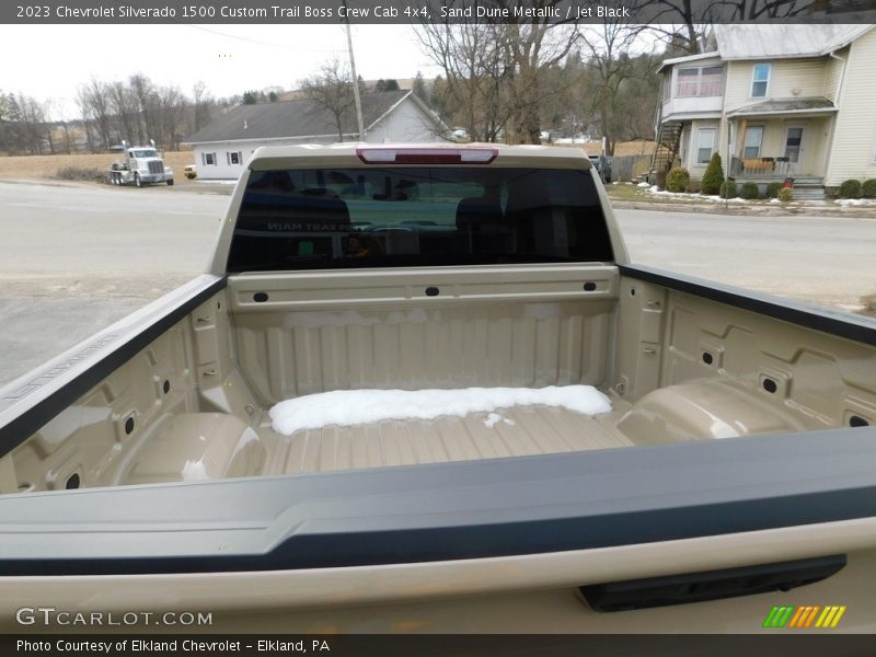 Sand Dune Metallic / Jet Black 2023 Chevrolet Silverado 1500 Custom Trail Boss Crew Cab 4x4