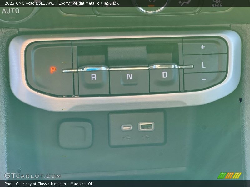Ebony Twilight Metallic / Jet Black 2023 GMC Acadia SLE AWD