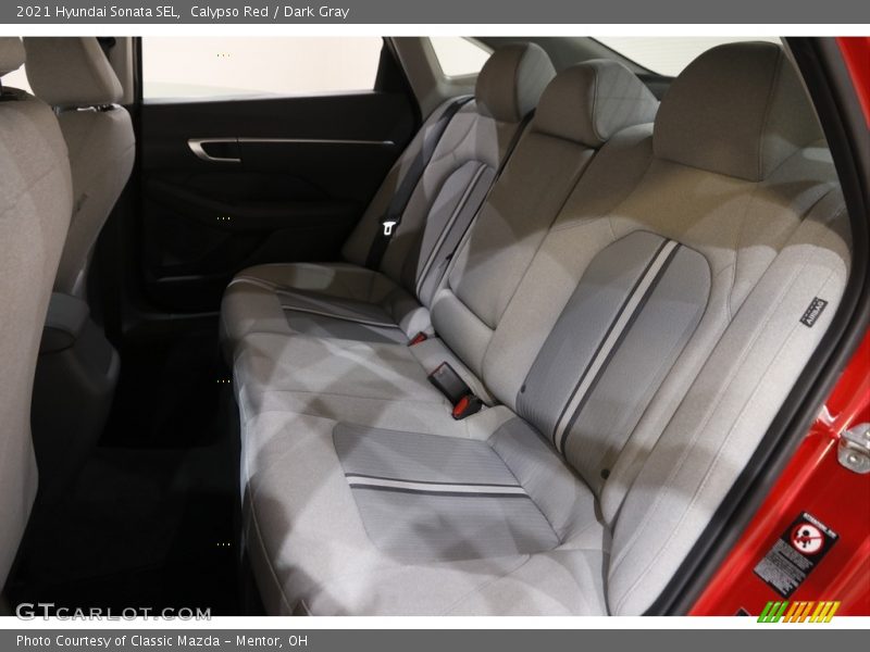 Calypso Red / Dark Gray 2021 Hyundai Sonata SEL
