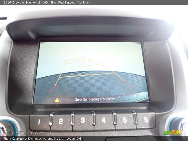 Siren Red Tintcoat / Jet Black 2016 Chevrolet Equinox LT AWD