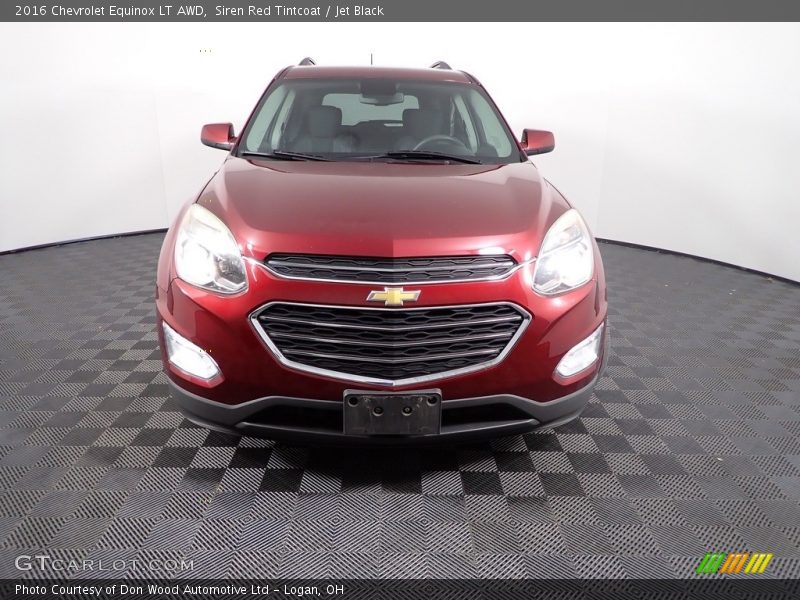 Siren Red Tintcoat / Jet Black 2016 Chevrolet Equinox LT AWD