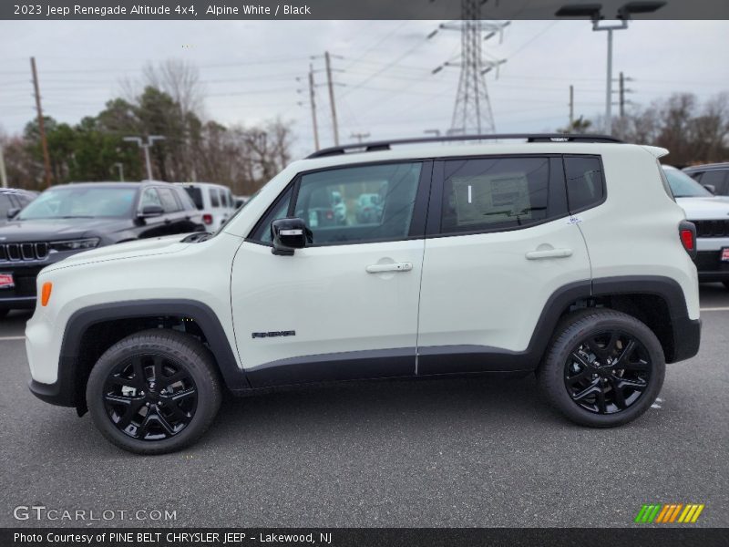 Alpine White / Black 2023 Jeep Renegade Altitude 4x4