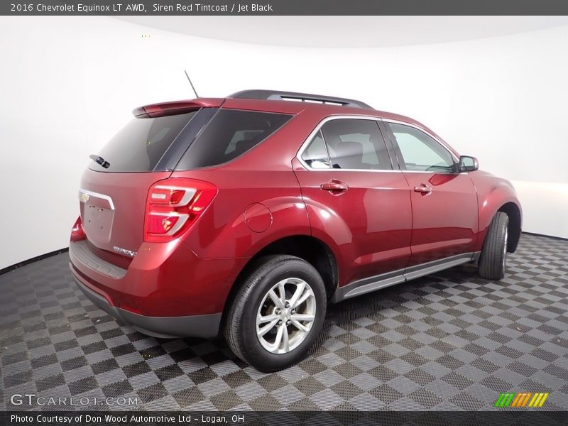 Siren Red Tintcoat / Jet Black 2016 Chevrolet Equinox LT AWD