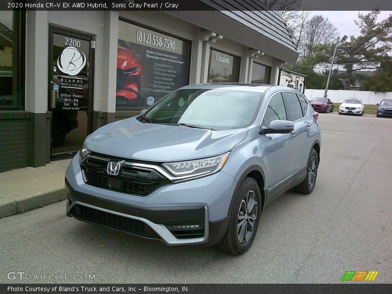 Sonic Gray Pearl / Gray 2020 Honda CR-V EX AWD Hybrid