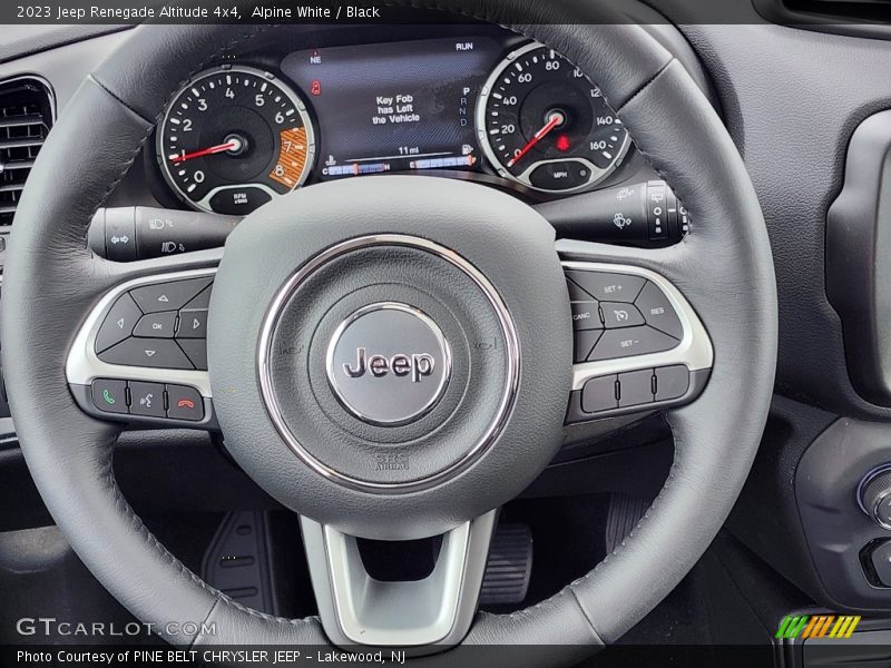 Alpine White / Black 2023 Jeep Renegade Altitude 4x4