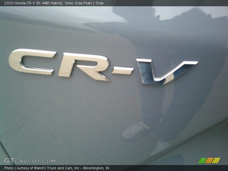Sonic Gray Pearl / Gray 2020 Honda CR-V EX AWD Hybrid
