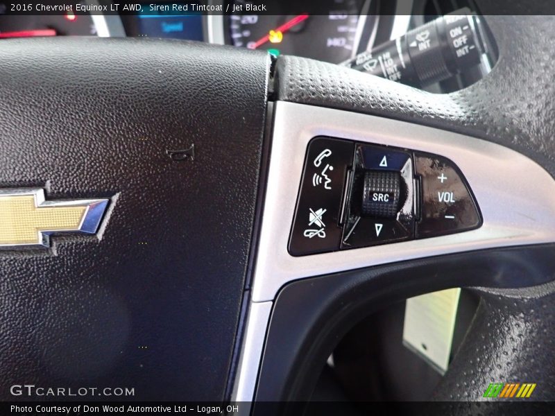 Siren Red Tintcoat / Jet Black 2016 Chevrolet Equinox LT AWD