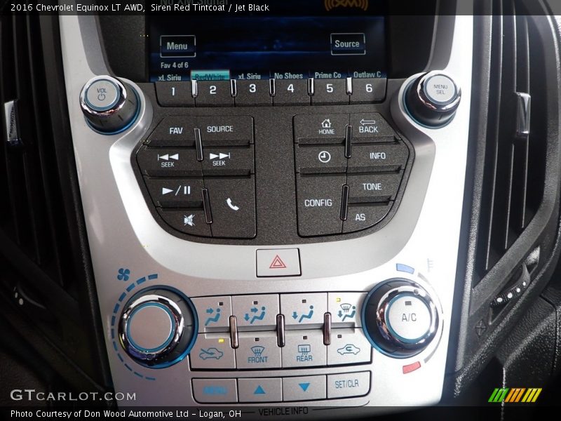Siren Red Tintcoat / Jet Black 2016 Chevrolet Equinox LT AWD