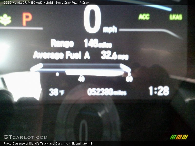 Sonic Gray Pearl / Gray 2020 Honda CR-V EX AWD Hybrid
