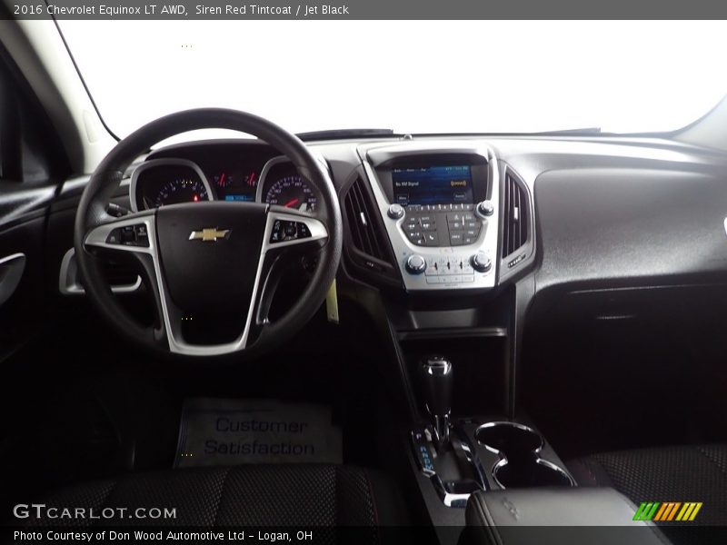 Siren Red Tintcoat / Jet Black 2016 Chevrolet Equinox LT AWD