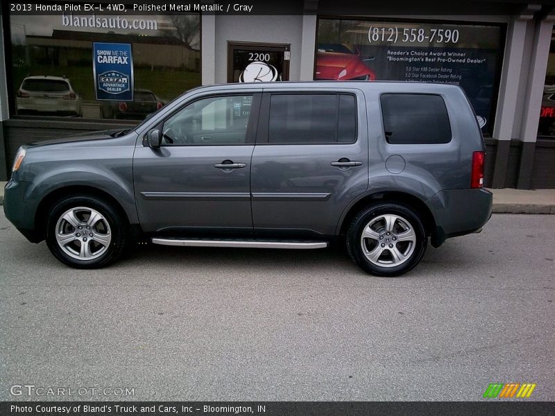 Polished Metal Metallic / Gray 2013 Honda Pilot EX-L 4WD