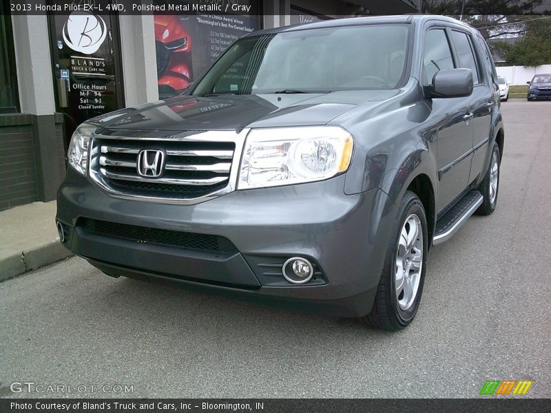 Polished Metal Metallic / Gray 2013 Honda Pilot EX-L 4WD