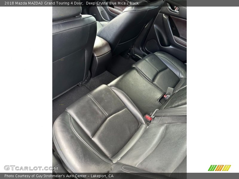 Deep Crystal Blue Mica / Black 2018 Mazda MAZDA3 Grand Touring 4 Door
