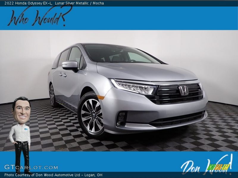 Lunar Silver Metallic / Mocha 2022 Honda Odyssey EX-L