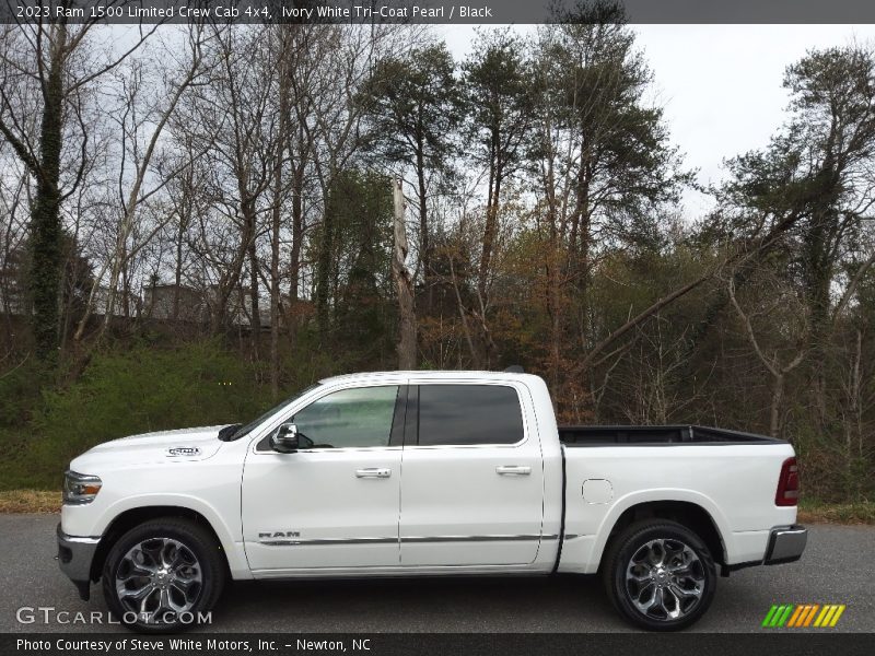  2023 1500 Limited Crew Cab 4x4 Ivory White Tri-Coat Pearl