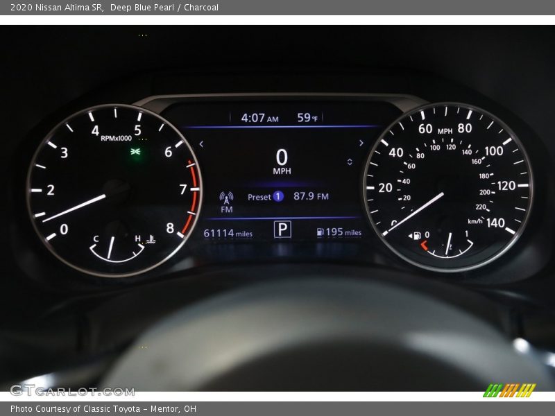 Deep Blue Pearl / Charcoal 2020 Nissan Altima SR