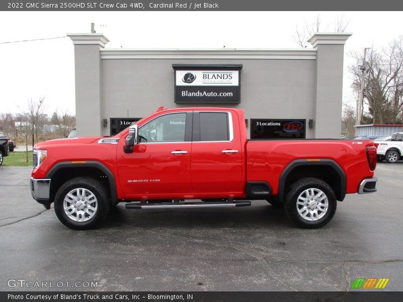 Cardinal Red / Jet Black 2022 GMC Sierra 2500HD SLT Crew Cab 4WD