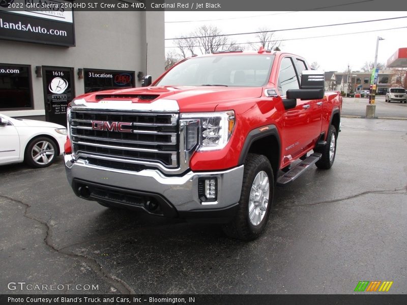 Cardinal Red / Jet Black 2022 GMC Sierra 2500HD SLT Crew Cab 4WD