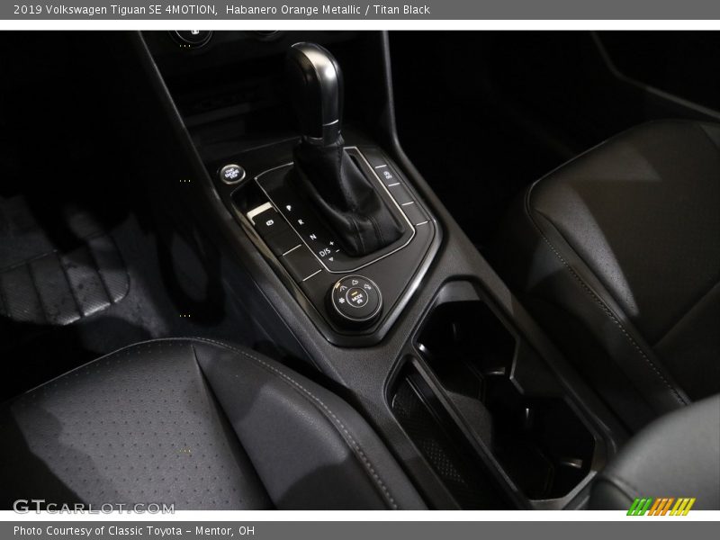 Habanero Orange Metallic / Titan Black 2019 Volkswagen Tiguan SE 4MOTION