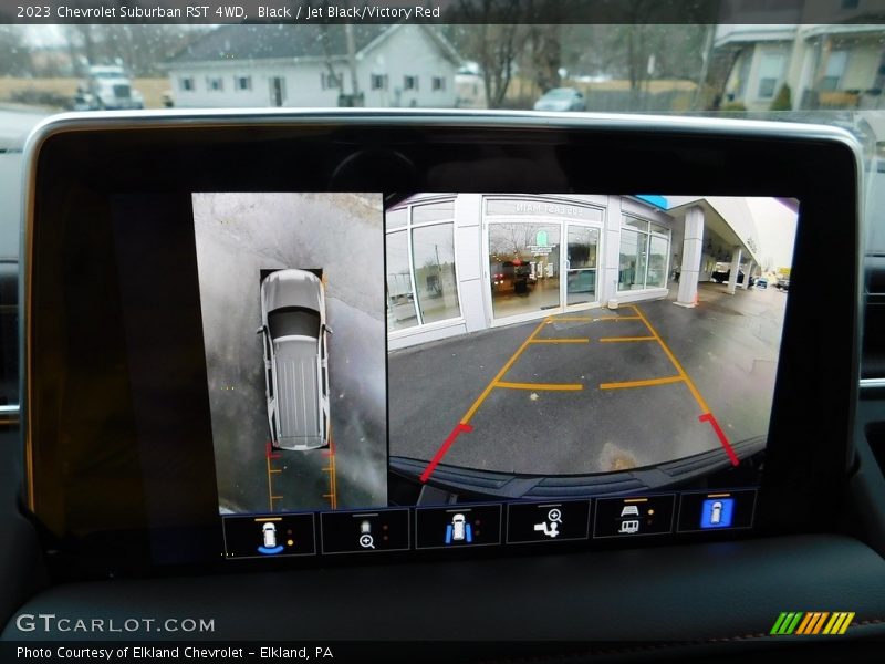 Black / Jet Black/Victory Red 2023 Chevrolet Suburban RST 4WD