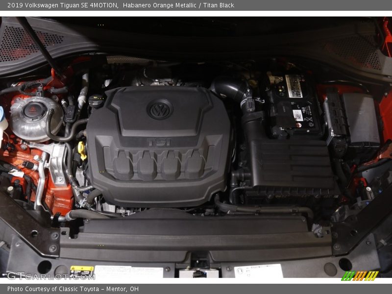 Habanero Orange Metallic / Titan Black 2019 Volkswagen Tiguan SE 4MOTION