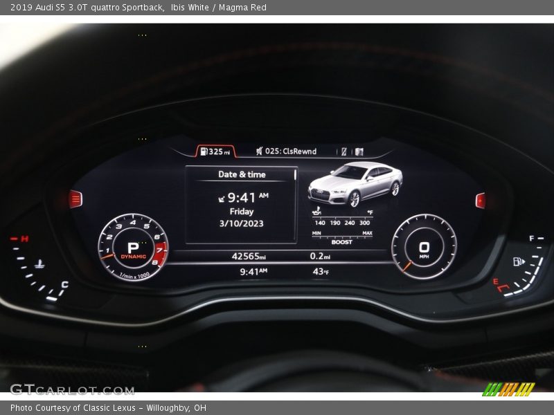  2019 S5 3.0T quattro Sportback 3.0T quattro Sportback Gauges