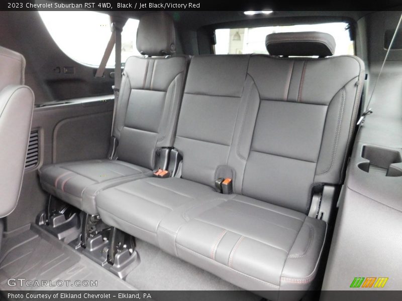Black / Jet Black/Victory Red 2023 Chevrolet Suburban RST 4WD