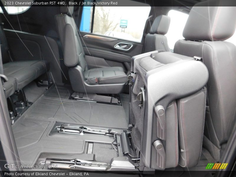 Black / Jet Black/Victory Red 2023 Chevrolet Suburban RST 4WD