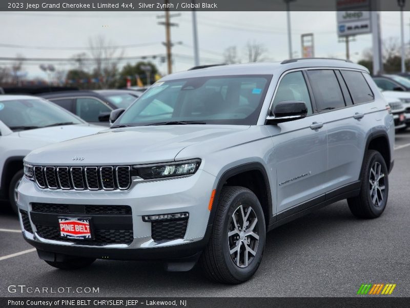 Silver Zynith / Global Black 2023 Jeep Grand Cherokee L Limited 4x4