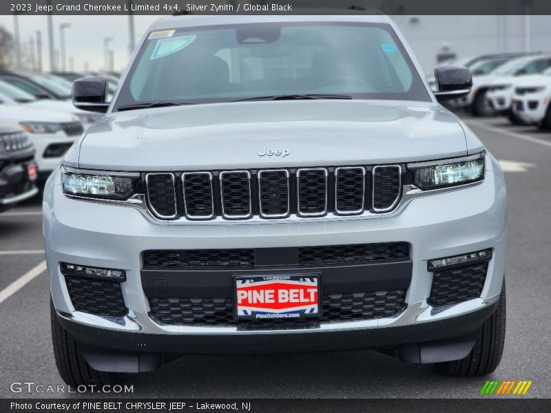 Silver Zynith / Global Black 2023 Jeep Grand Cherokee L Limited 4x4