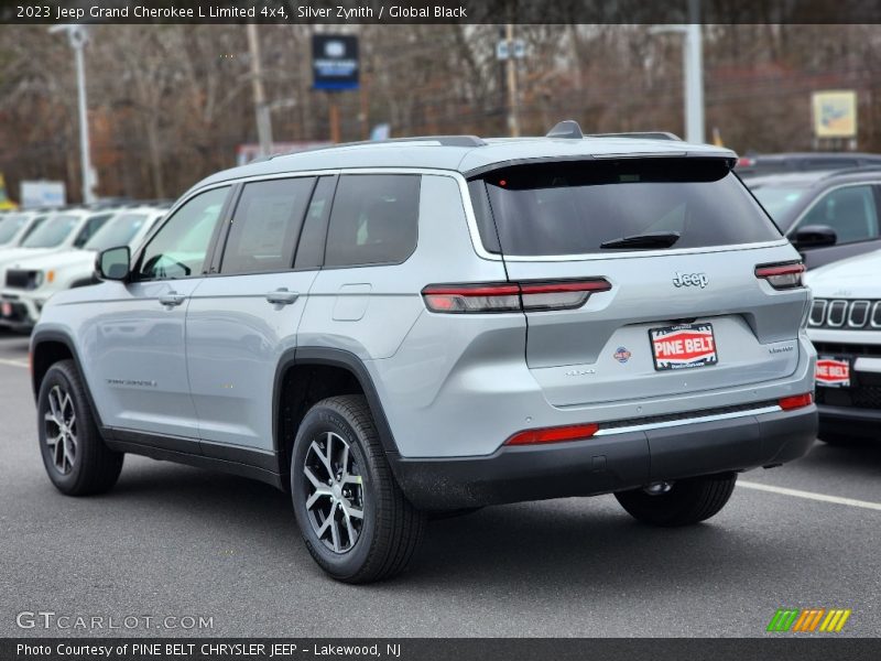 Silver Zynith / Global Black 2023 Jeep Grand Cherokee L Limited 4x4