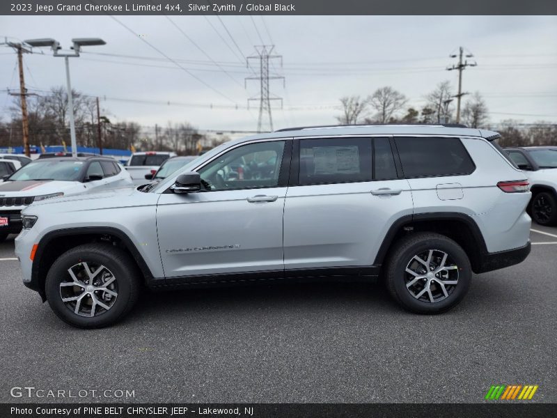 Silver Zynith / Global Black 2023 Jeep Grand Cherokee L Limited 4x4
