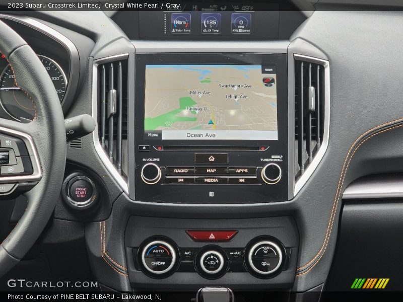 Crystal White Pearl / Gray 2023 Subaru Crosstrek Limited