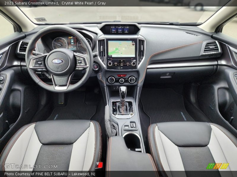 Crystal White Pearl / Gray 2023 Subaru Crosstrek Limited