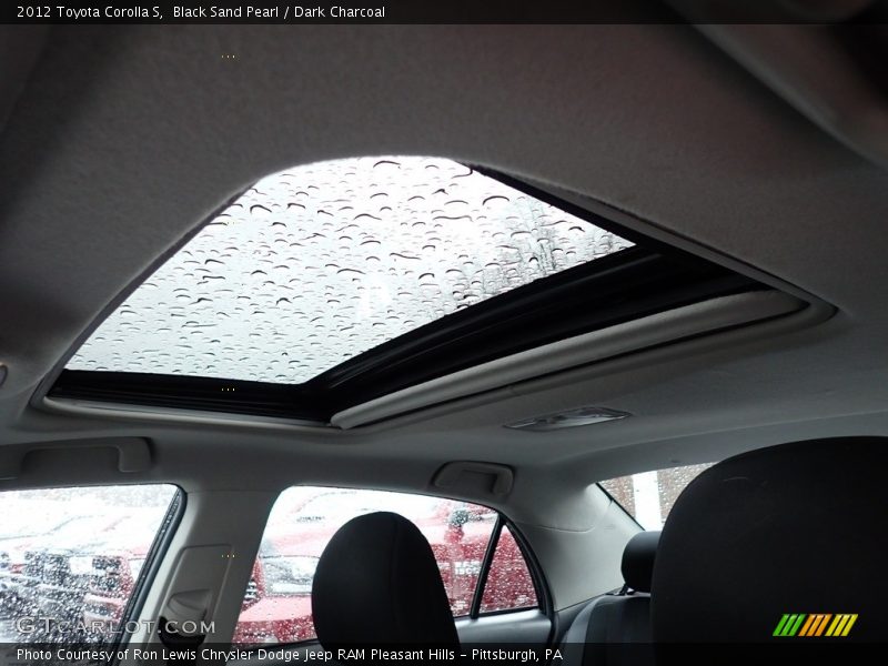Black Sand Pearl / Dark Charcoal 2012 Toyota Corolla S