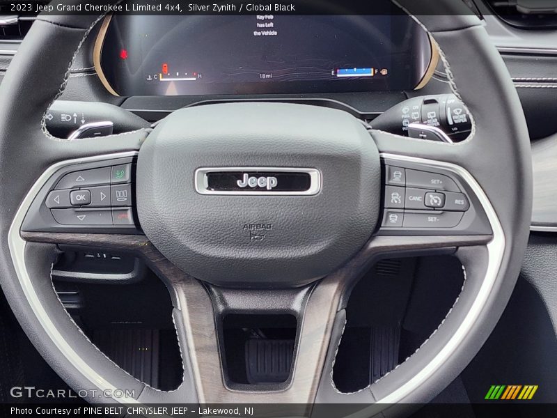 Silver Zynith / Global Black 2023 Jeep Grand Cherokee L Limited 4x4