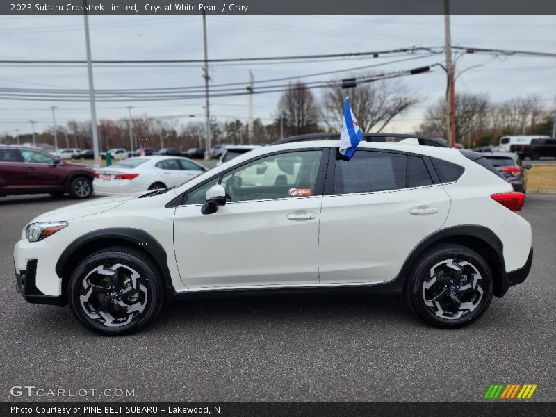 Crystal White Pearl / Gray 2023 Subaru Crosstrek Limited