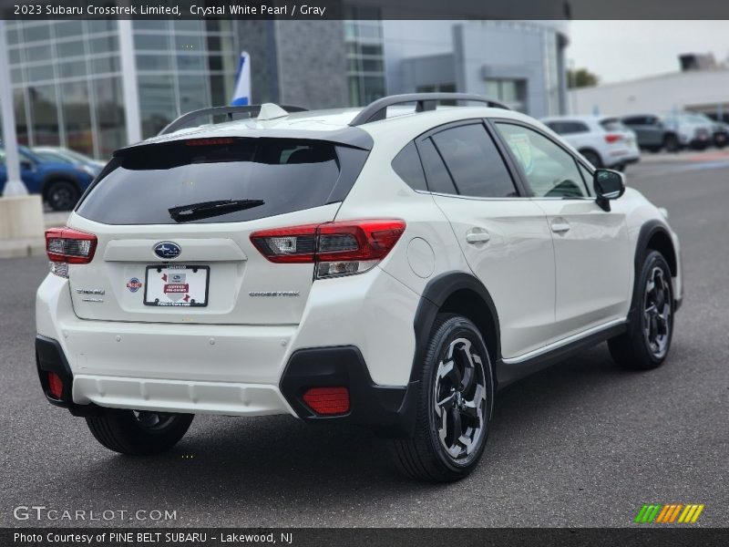 Crystal White Pearl / Gray 2023 Subaru Crosstrek Limited