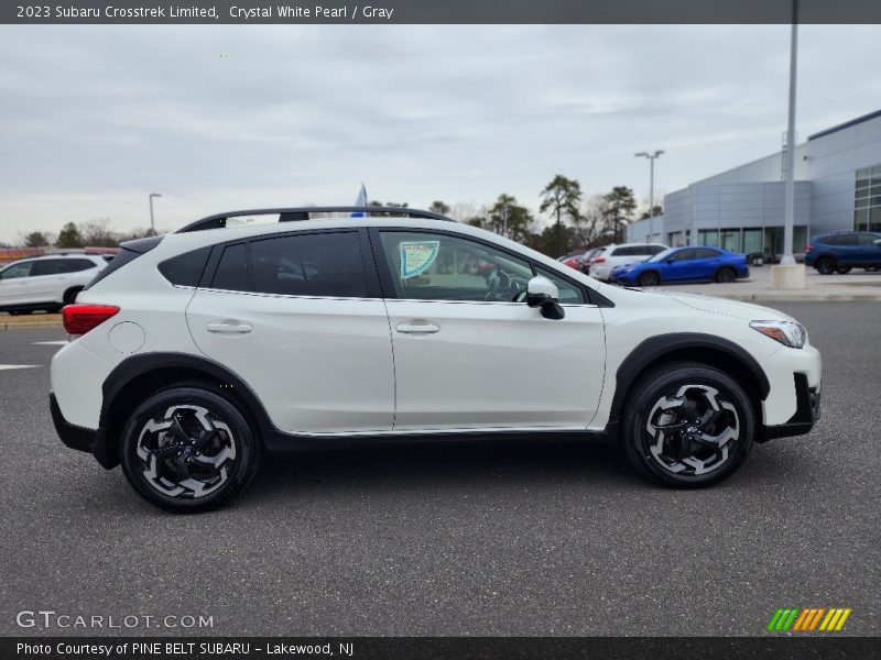 Crystal White Pearl / Gray 2023 Subaru Crosstrek Limited