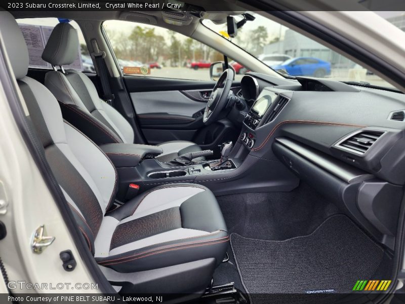 Crystal White Pearl / Gray 2023 Subaru Crosstrek Limited