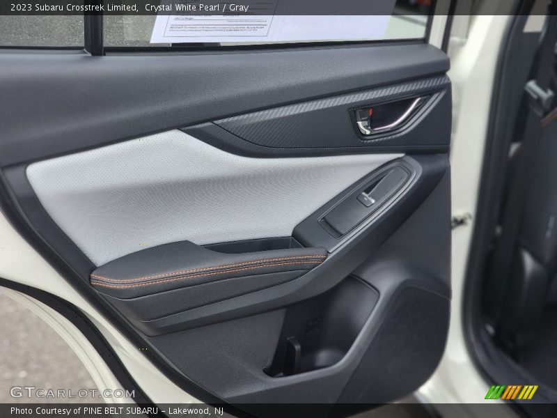 Crystal White Pearl / Gray 2023 Subaru Crosstrek Limited